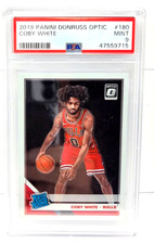 2019 Donruss Optic Rated Rookie COBY WHITE RC Rookie Basketball Card PSA 9 MINT