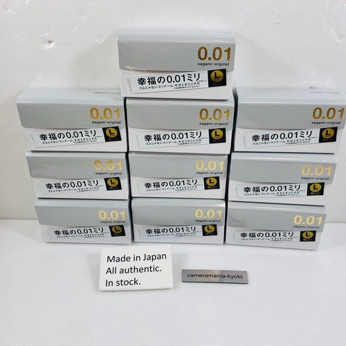 Sagami Original 001 Condom Set L Size & Regular 0.01mm Ultra Thin Japan Import - Picture 7 of 7