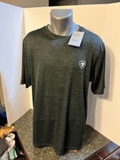 Ariat Tek Men  s T-shirt Black Polyester Large Classic Fit - NWT