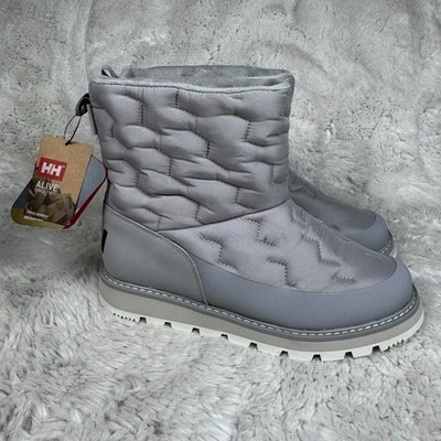 Helly Hansen Women's Beloved 2.0 Insulated Winter Boots Grey Size 8.5 NWOB