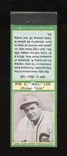 1937 Diamond Matchbooks Cubs U3-2 Baseball #16 William C. Bill Lee EX