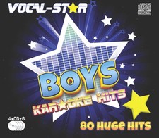 Vocal-Star Boys Male Pop Karaoke CDG Disc 80 Huge Hits