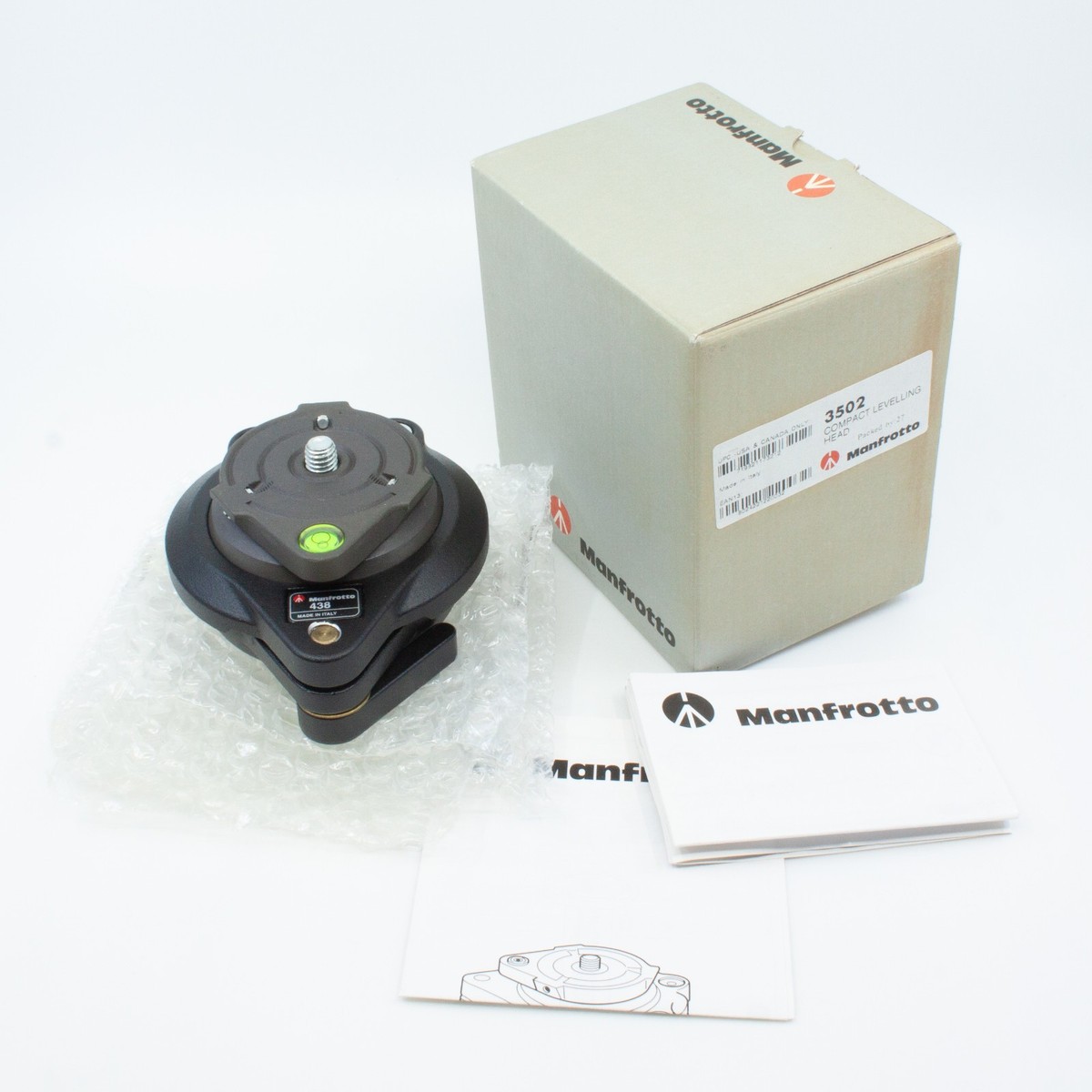 Manfrotto Kompakter Nivellierkopf MA 438