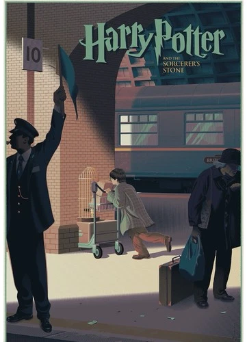 Harry Potter Sorcerer's Stone Laurent Durieux Bottleneck Poster 2025