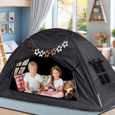 Bed Tent for Kid Twin Size Blackout Canopy Privacy Indoor Play Sleep Tent