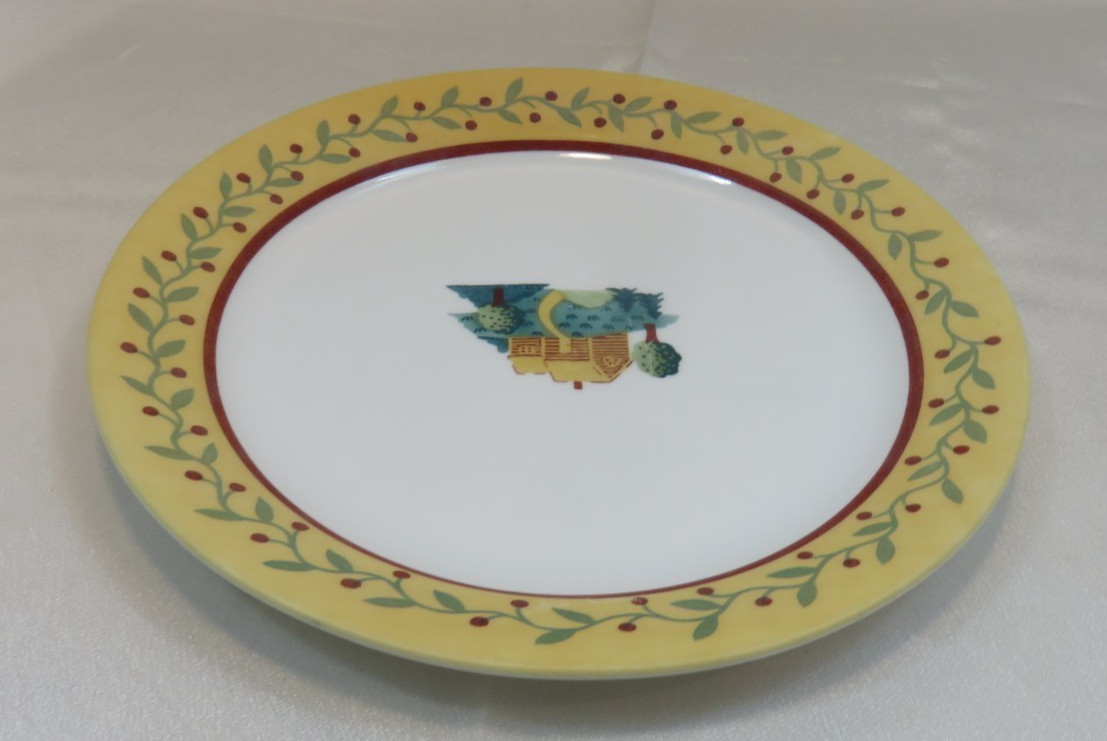 Vintage Corelle - Corning Luncheon Plate 9" Landscape 1998-1999