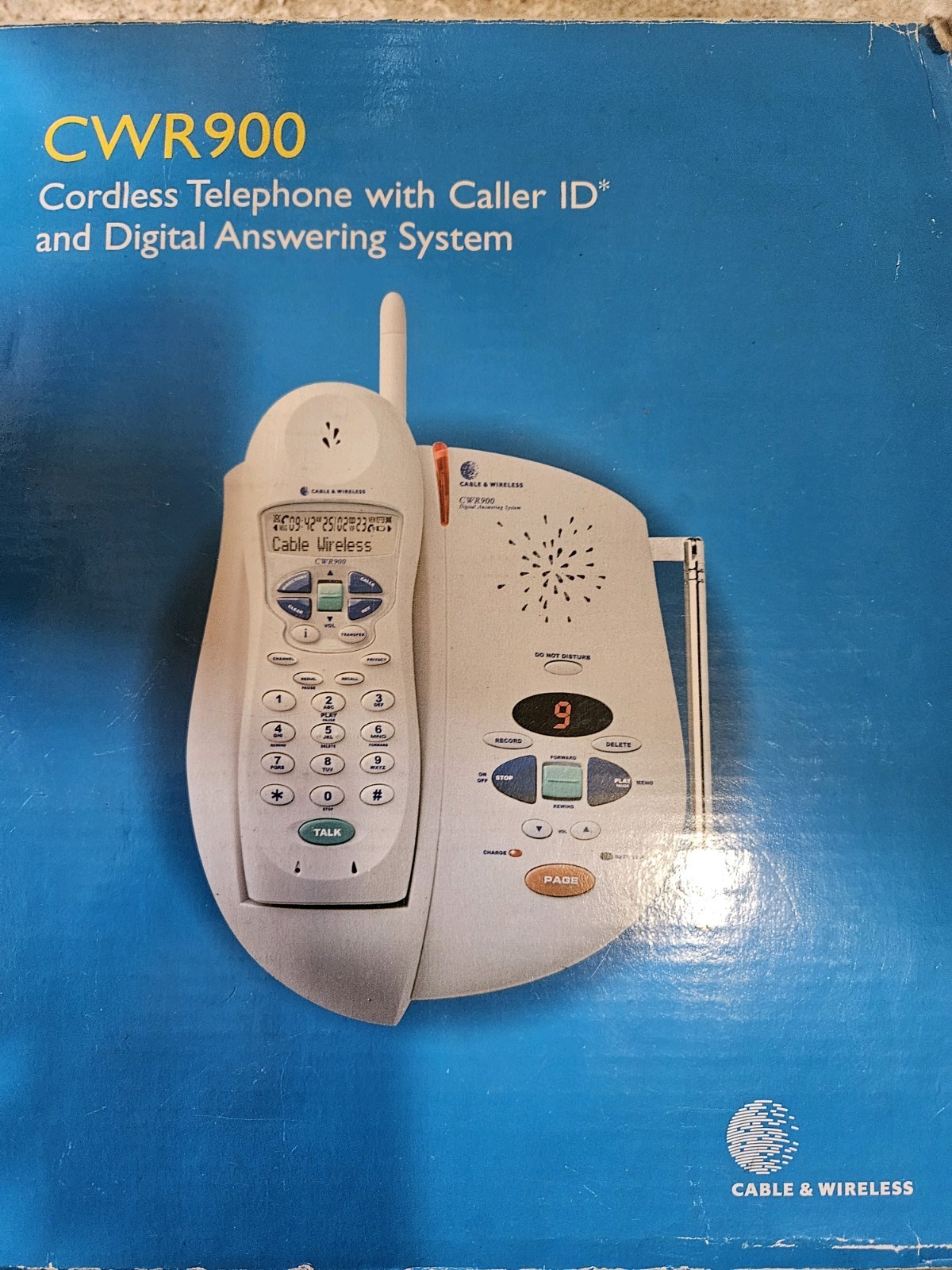 Cable & Wireless CWR900 Cordless Phone.