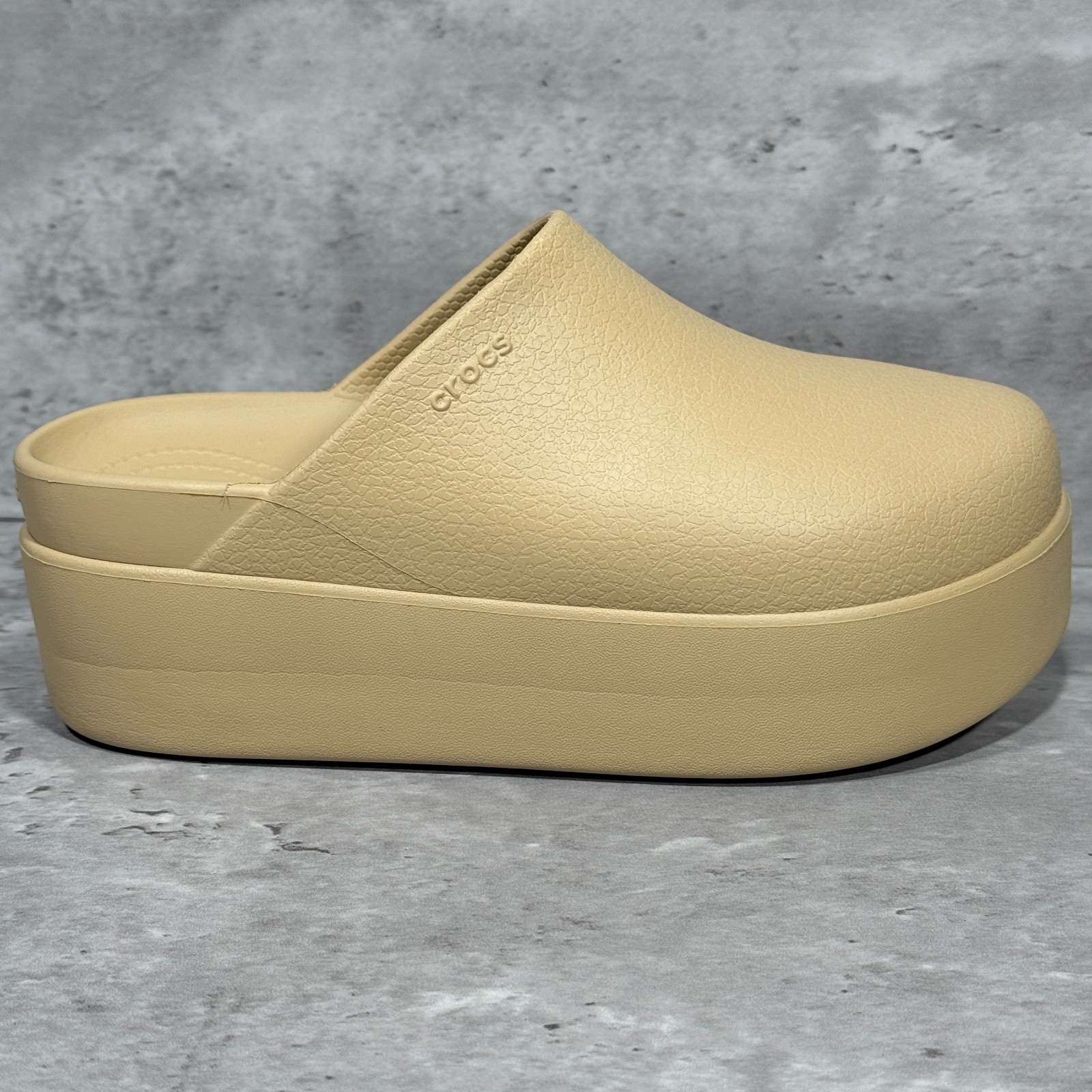 Crocs Dylan Platform Mules Clogs Mules Beige Slip… - image 7