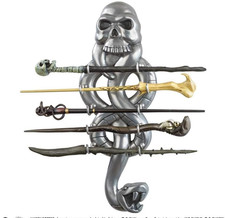 Harry Potter Dark Wizard Wand Set Collection Display New Voldemort Death Eaters