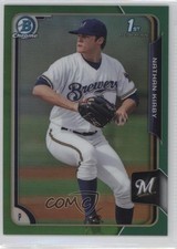 2015 Bowman Draft Chrome Green Refractor 73/99 Nathan Kirby #145 1u6