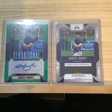 2025 Panini Prizm Baseball Gabriel Hughes Sensational Signatures Green #SS-GH B4