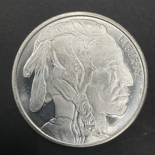1/2 oz Silver Round - Buffalo Design