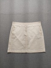 Vineyard Vines Women Skirt 8 Beige Classic A Line Mini Casual Summer Pockets