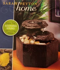 Small Indoor Meditation Fountain Cordless Tabletop