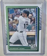 2025 Donruss Baseball Base #52 Jace Jung - Detroit Tigers RC