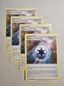 Pokemon TCG x4 Treasure Energy 165/203 Evolving Skies Mint Playset