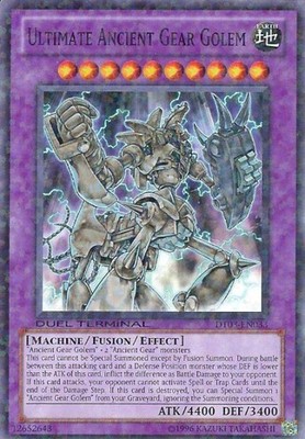 Ultimate Ancient Gear Golem - DT03-EN033 - Common - Duel Terminal Lightly Played