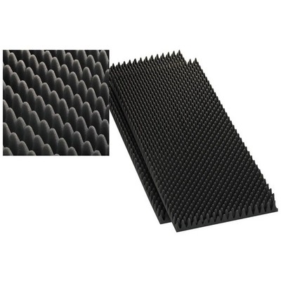 Monacor MDM-40 Akustikschaumstoff Schaumplatte grau 100 cm x 50 cm Paar