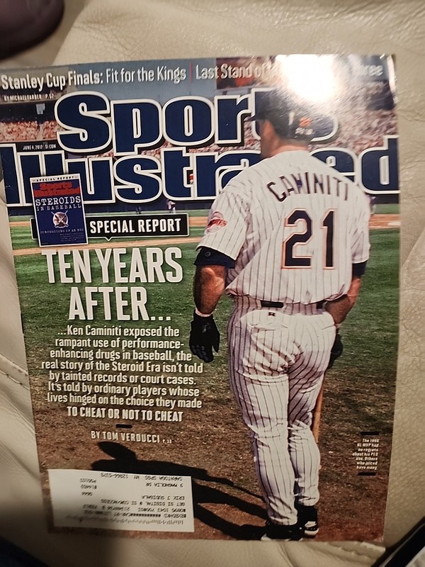 Sports Illustrated Magazine June 4 2012 Steriods Special Report Ken Caminiti