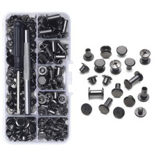 110set/pack For Leather Craft Product 6 sizes Chicago Screws Durable and Sturdy
