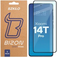 2X Schutzglas FüR Xiaomi 14T Pro Bizon Displayschutzglas Hartglas Handyglas Glas