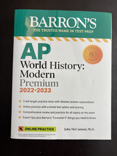 Barrons AP World History: Modern Premium 2022...