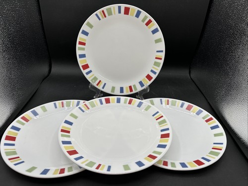Rentner Corning Corelle Geschirr MEMPHIS 4er Set SPEISETELLER 10,25" SELTEN! - Bild 1 von 7