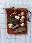 Civil War Mini Balls Rounds Flint Musket Worm Extractor Domino Pouch F/S in USA — photo 5