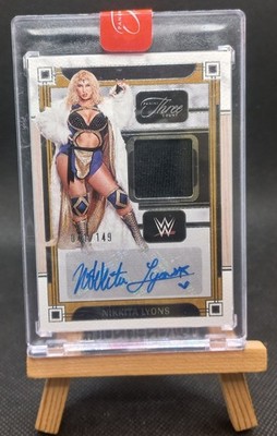 2024 Panini Nikkita Lyons Three Count WWE Memorabilia Autographs /149 Auto Patch