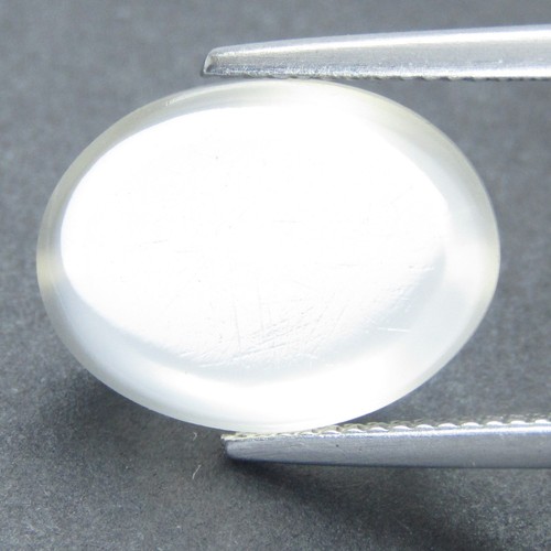 8.72Cts Natural Earth Mined White Moonstone 16x12mm Oval Cabochon Loose Gemstone - Picture 3 of 5