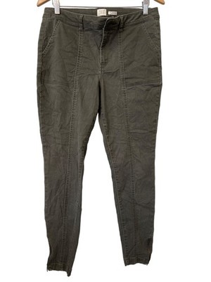 A New Day Jeans Size 14 Stretch Ankle Zip Skinny Gray Cotton Blend Casual Basic