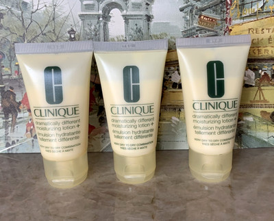 New CLINIQUE Dramatically Different Moisturizing Lotion Very Dry 3x 1oz / 30ml