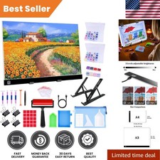 A3 LED Light Pad Kit for Diamond Painting Adjustable Brightness Complete Set