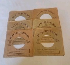 45 RPM 7" RECORD SLEEVES CO. SLEEVE 6 PACK SEE PHOTOS RCA/Victor Records SLV353