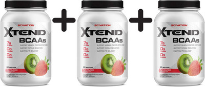 3 x Scivation Xtend, Strawberry Kiwi - 1217g (46,56 EUR/kg)