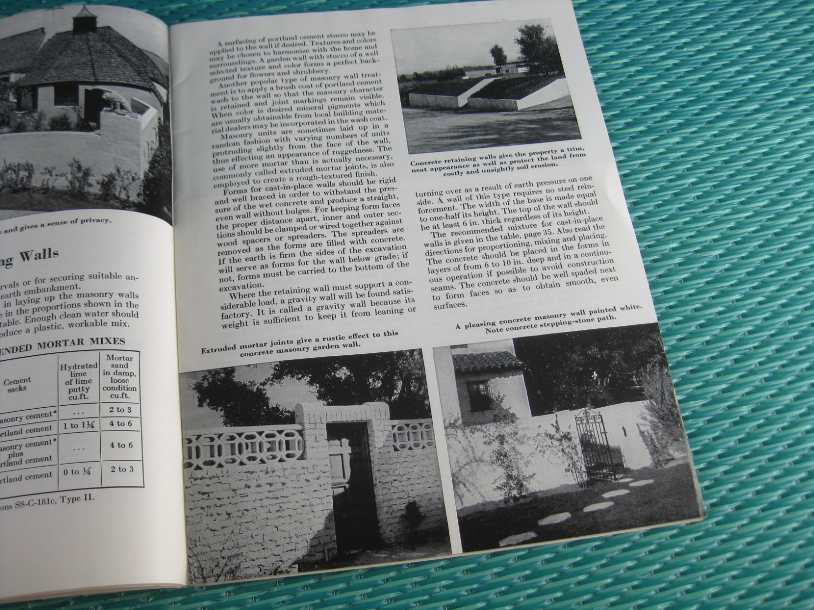 Concrete Improvements Around The Home Universal Atlas Cement Company Vtg Booklet