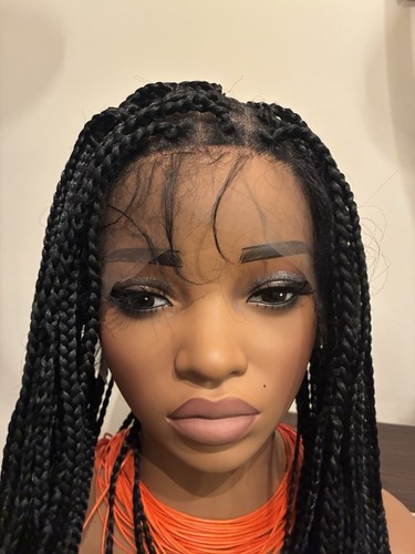 BRAIDED CROCHET LACE WIG - 24” - Picture 2 of 14