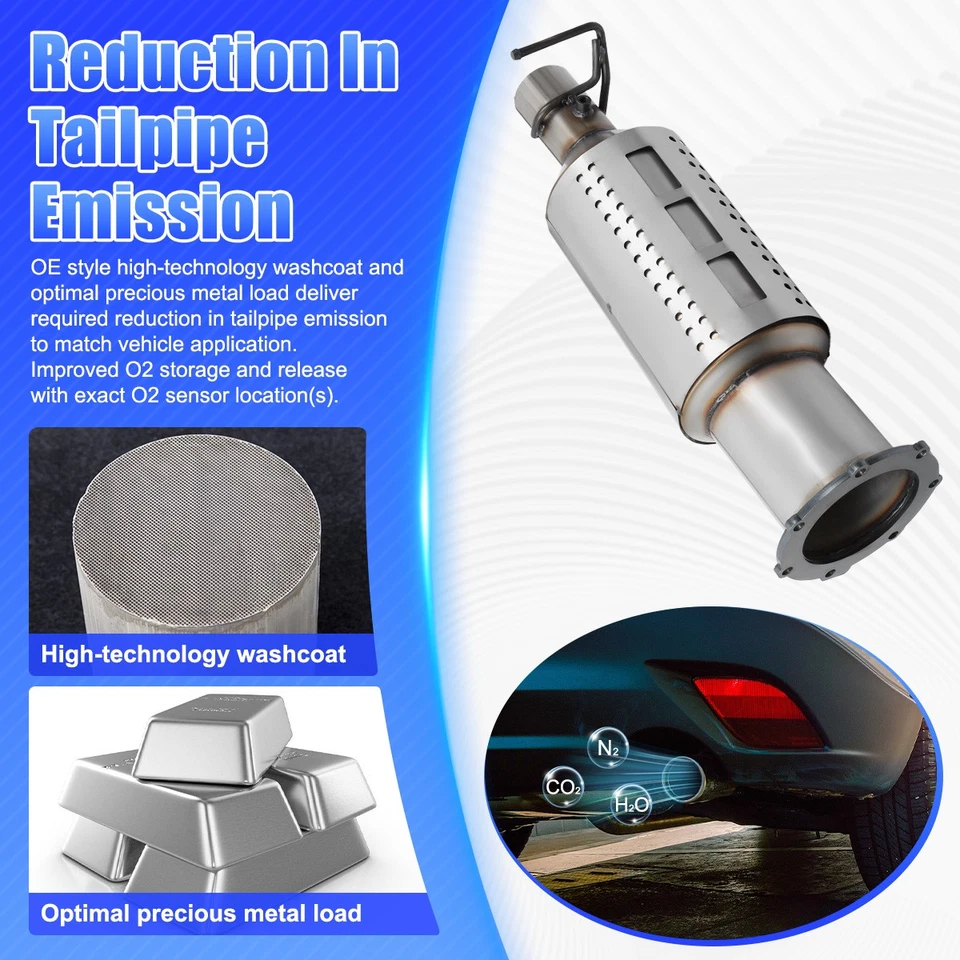 2PCS For 2008-2010 Ford F350 F450 F550 Super Duty 6.4L Diesel Particulate Filter Foto 2 de 4