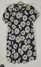 Vintage Floral Housecoat Duster Homemade 70  s