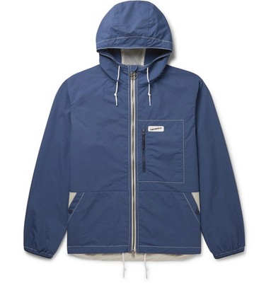 Nanamica Cruiser Jacket Mens Medium Ripstop Hooded Windbreaker Shell SS20 JAPAN