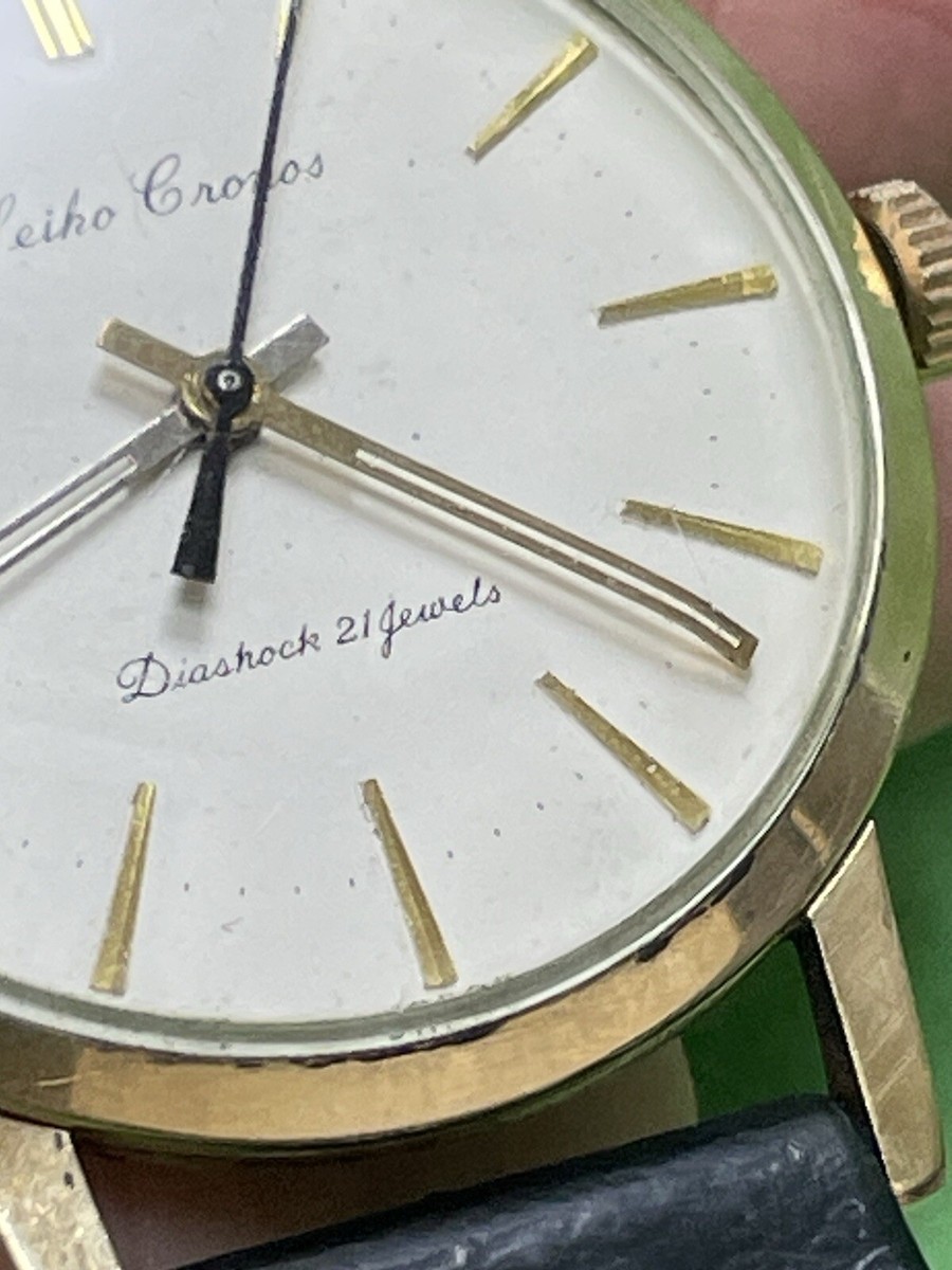 Vintage SEIKO Cronos 14K Gold Filled Hand winding J14021 Vintage SEIKO Cronos 14K Gold Filled Hand winding J14021