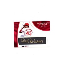 2017 Panini Immaculate Collection Bob Gibson Gold Black Box Autograph 1/1!!!!