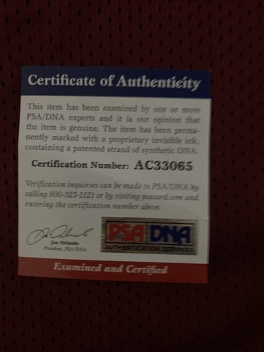 Joe Theismann Signed Stat Jersey/ PSA AC33065. GORGEOUS!! - Picture 6 of 7