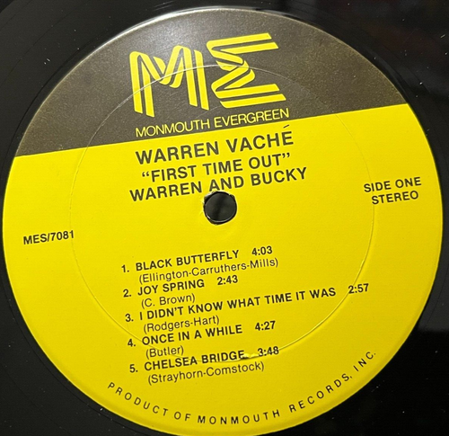 WARREN VACHE - First Time Out ~ ME 7081 {orig} w/Pizzarelli, Moore & Connie Kay - Picture 4 of 4