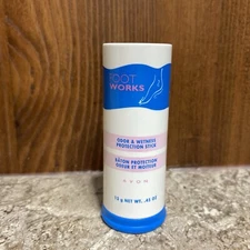 Avon Foot Works Odor & Wetness Protection Stick NOS HTF