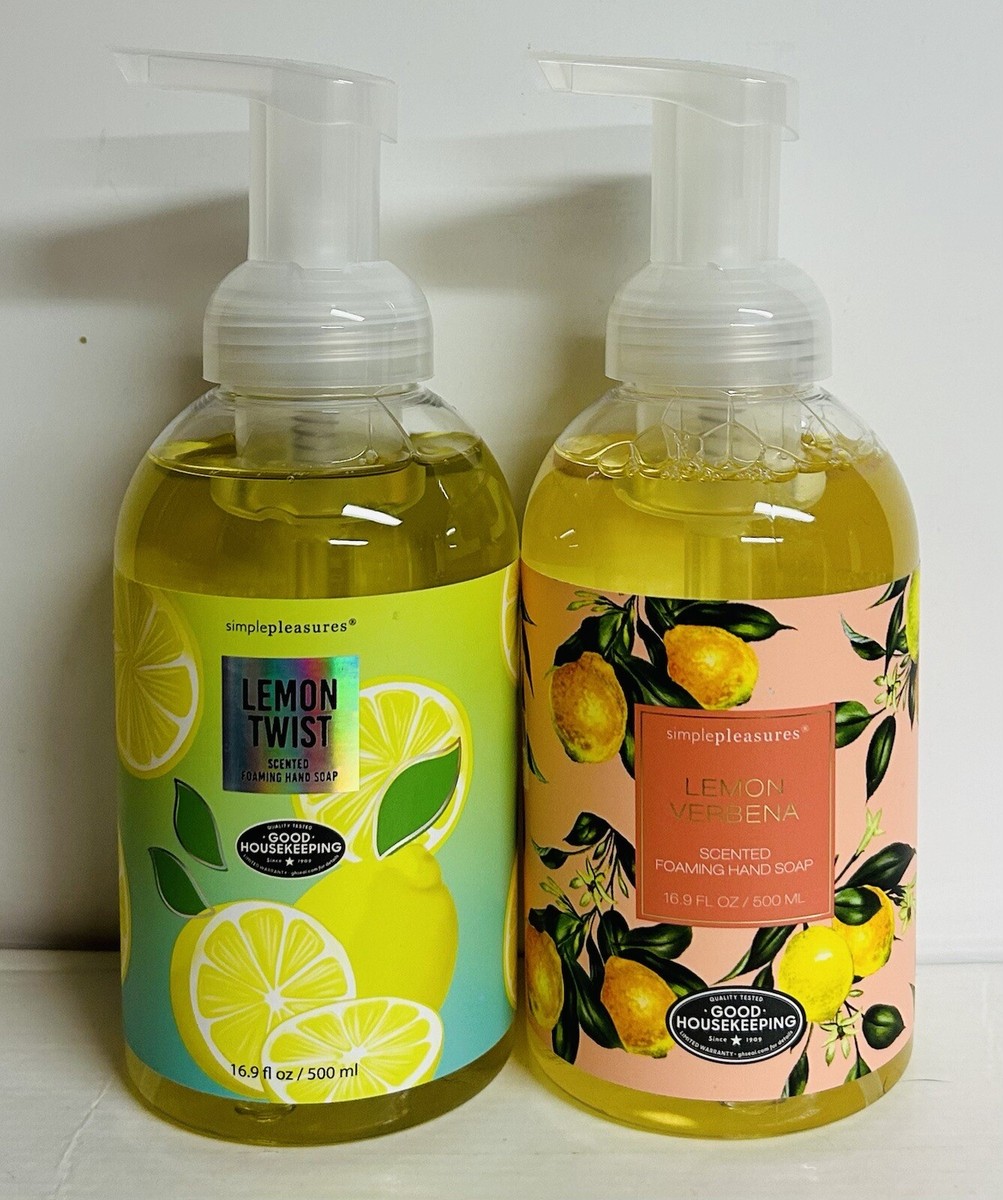 Soap Dispenser Simple Pleasures Lemon Verbena Hand Soap Simple