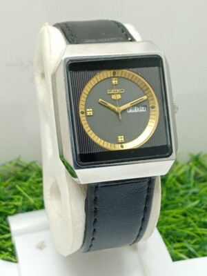 Seiko Automatic 2906-054B Day/Date Gray Dial Vintage Men's Watch