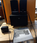Cyber Acoustics Ca-3001 3 Piece Amplified Speaker System With Owners Guide
