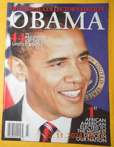 BARACK OBAMA 44th president 1ST AFRICAN AMERICAN change Biden MICHELLE mccain