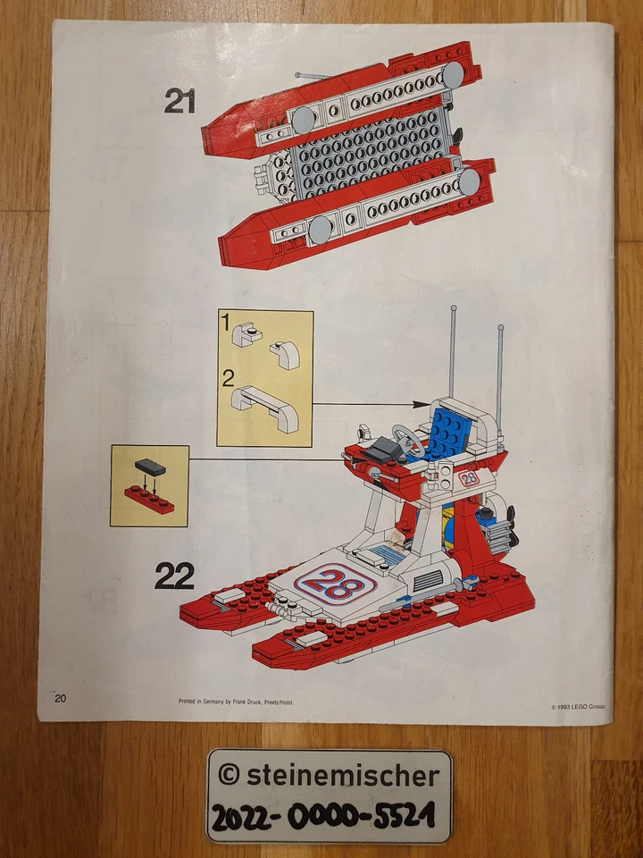 LEGO 5521 - Model Team Sea Jet Instruction Bauanleitung Piraten Pirates - TOP - Bild 2 von 2